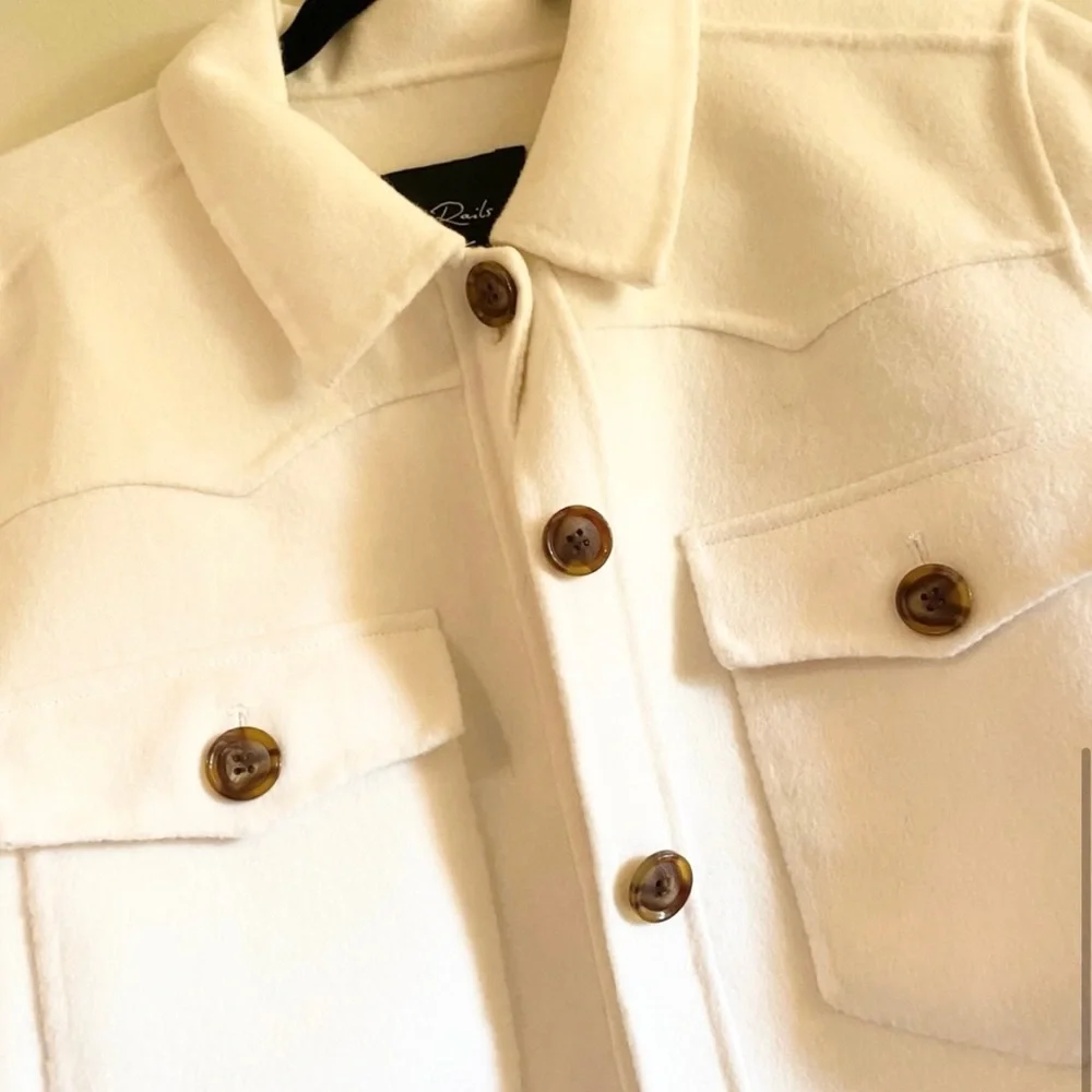 Rails Easton Jacket in White‎